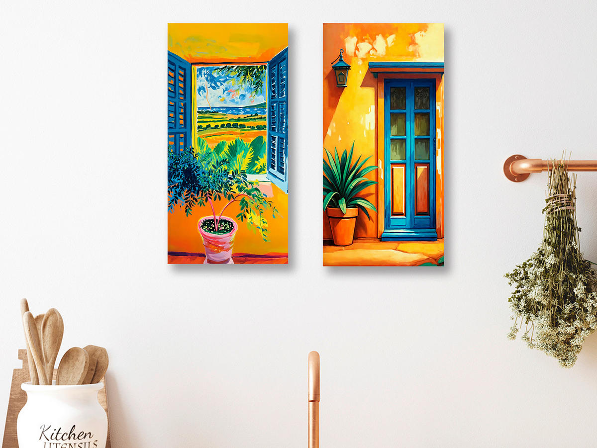 Art Print 20/40 cm  - multicolor, Design, textil/material pe bază de lemn (20/40cm) - Monee