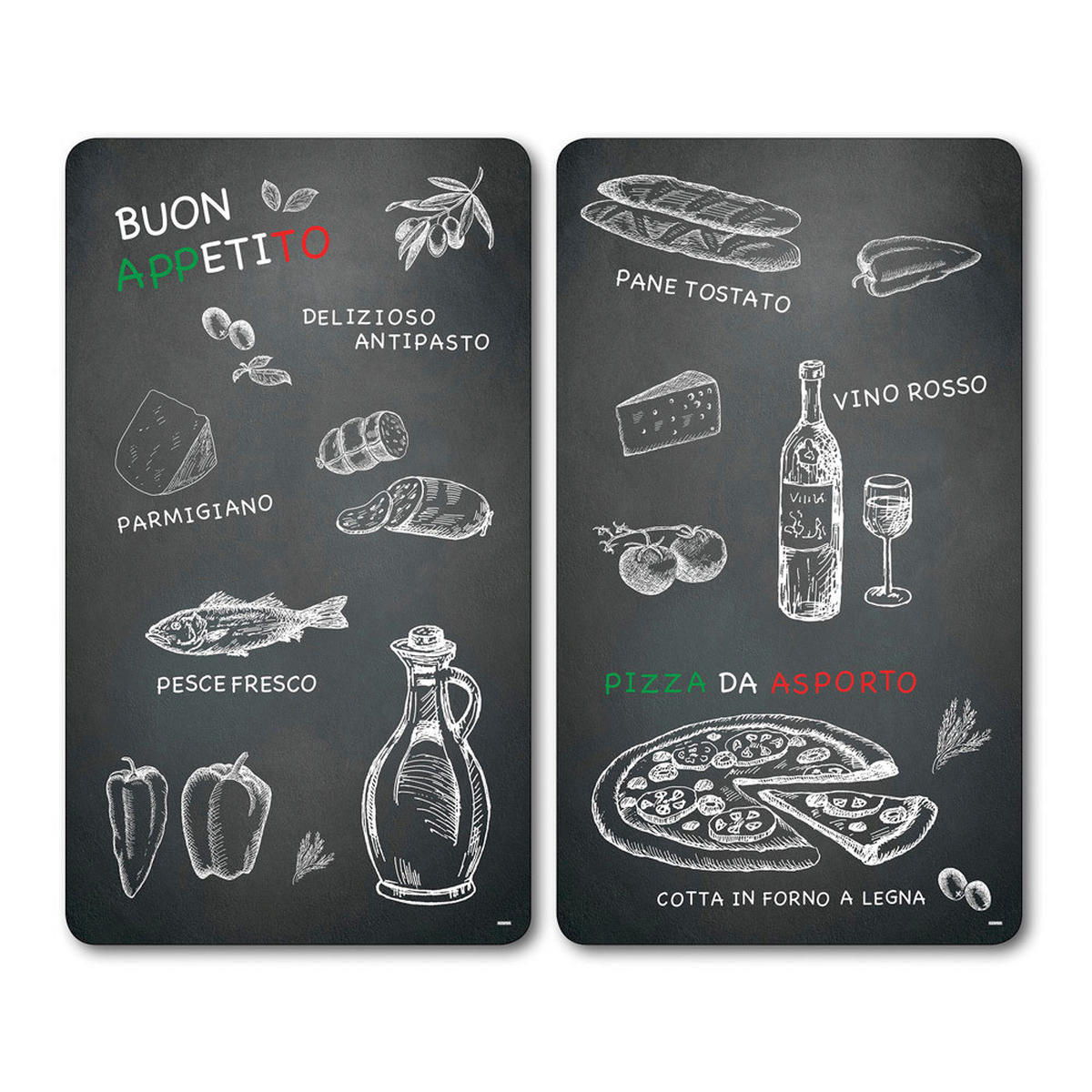 HERDABDECKPLATTE - Schwarz, Basics, Glas (52/30/0.8cm) - Kesper