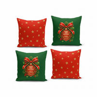 KISSENBEZUG-SET Artfchrst4-92 43/43 cm  - Multicolor, Basics, Textil (43/43cm) - X-Mas