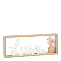 ZIDNA DEKORACIJA     40/4.5/15 cm      - Basics, drvni materijal (40/4.5/15cm)