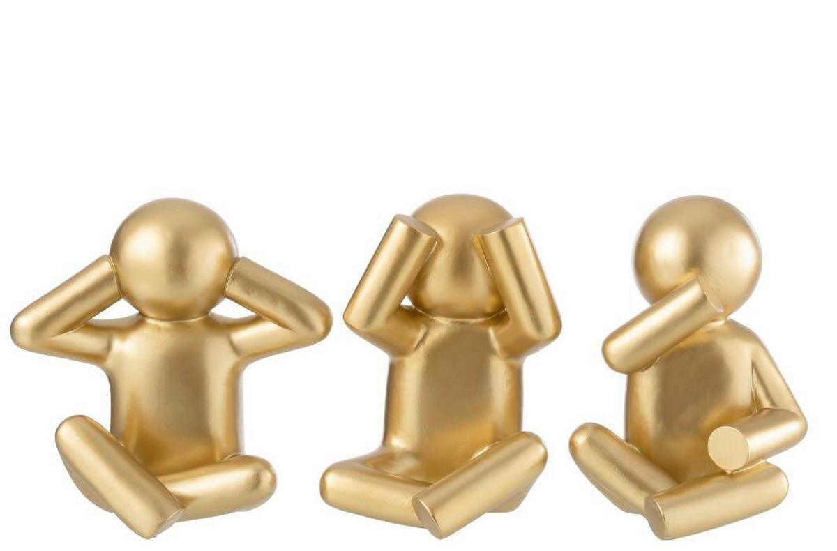 DEKOAFFE - Goldfarben, Basics, Kunststoff (24/15/25cm) - Ambia Home