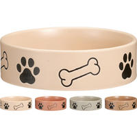 FUTTERNAPF - Cognac/Braun, Trend, Keramik (14,2/14,2/4cm)