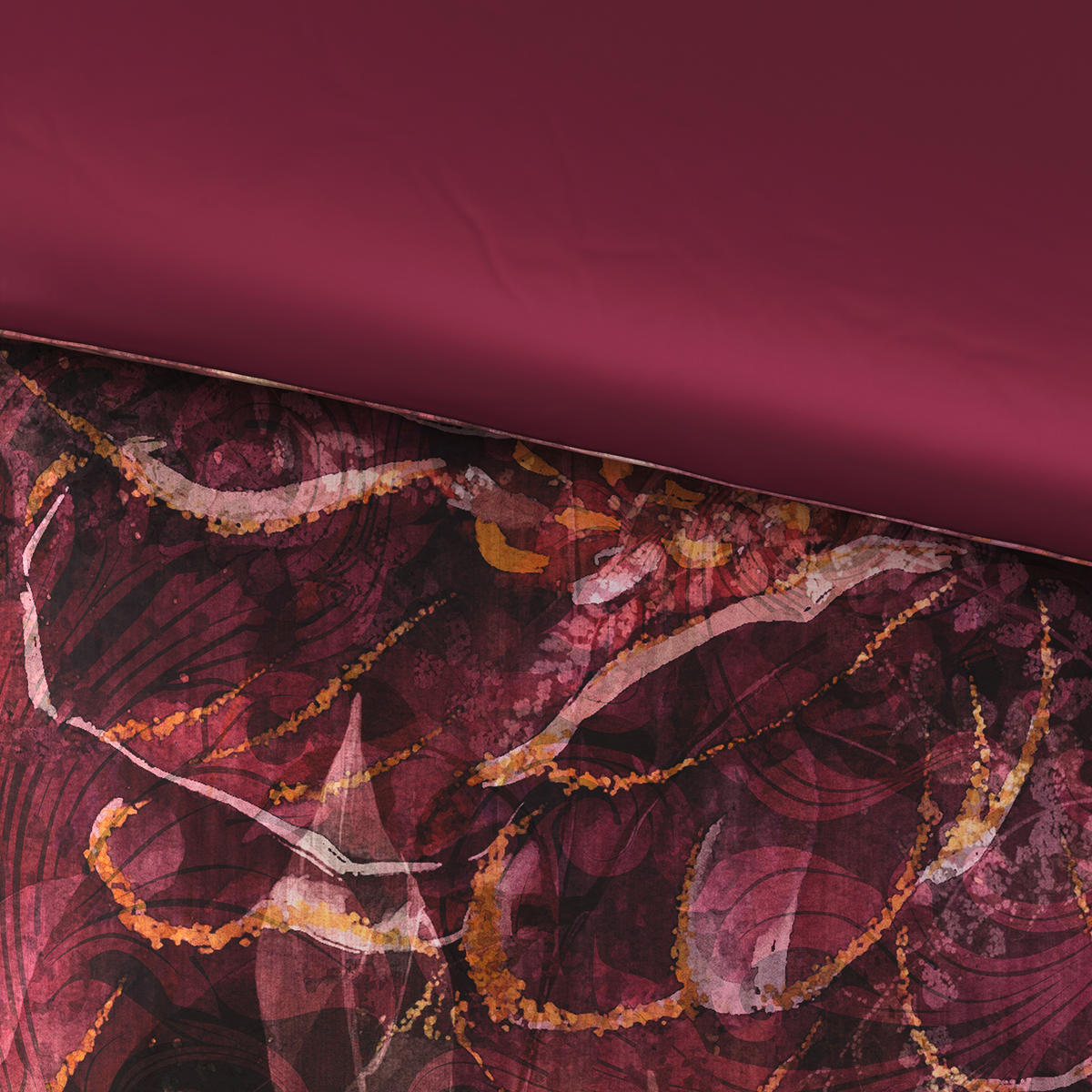 KÉTOLDALAS ÁGYNEMŰHUZAT 140/200 cm  - orgona, Konventionell, textil (140/200cm) - Esposa