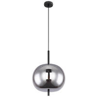 HÄNGELEUCHTE 30/120 cm    - Schwarz, Basics, Glas/Metall (30/120cm) - Globo