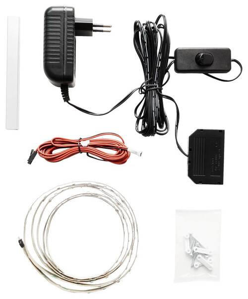 LED-LIST - Design, metall/plast (115/1/1cm) - Livetastic
