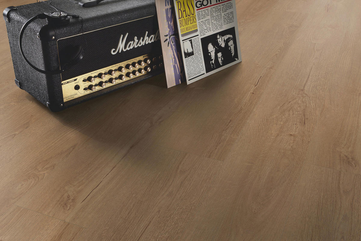 LAMINATBODEN Exquisit  - Eichefarben, KONVENTIONELL, Holz (138.0/19.3/0.8cm)
