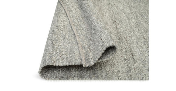 HANDWEBTEPPICH 90/160 cm  - Graubraun, Basics, Textil (90/160cm) - Linea Natura