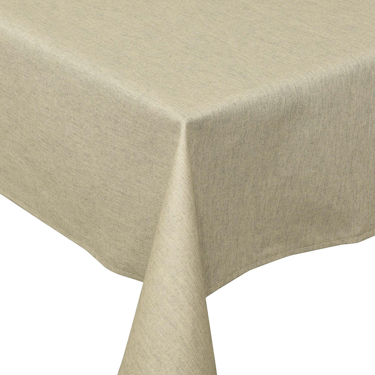 TISCHDECKE 140/200 cm  - Sandfarben, Basics, Textil (140/200cm)