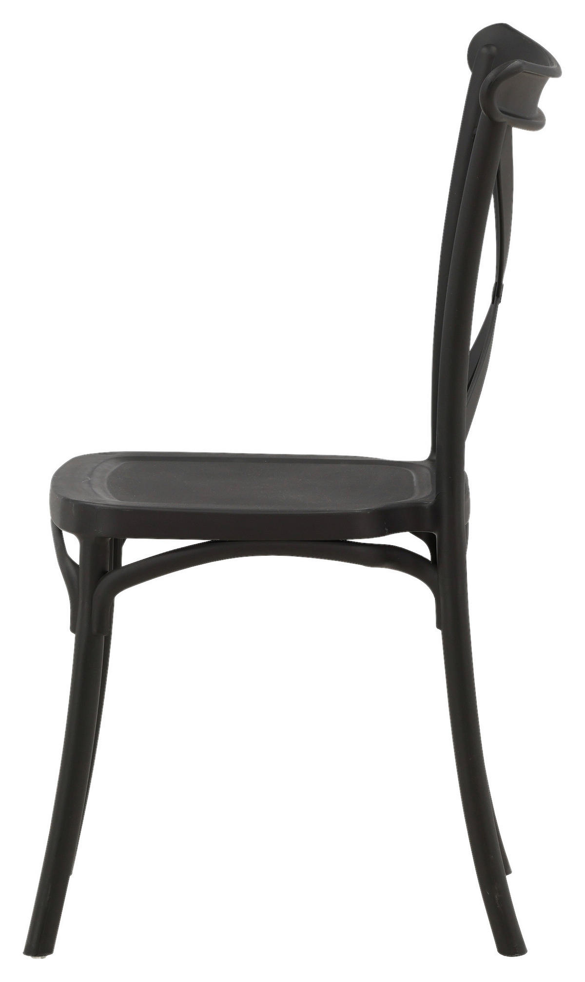 STOLSET 2 styck slät  - svart, Design, plast (52/90/55cm) - Livetastic