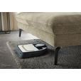 WOHNLANDSCHAFT in Webstoff Beige  - Beige/Schwarz, Design, Textil/Metall (157/354/208cm) - Dieter Knoll