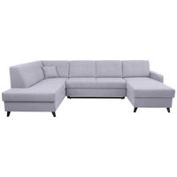 ROHOVÁ SEDAČKA, drevo, textil, sivá - sivá/jadrový buk, Modern, drevo/textil (187/299/161cm) - Cantus