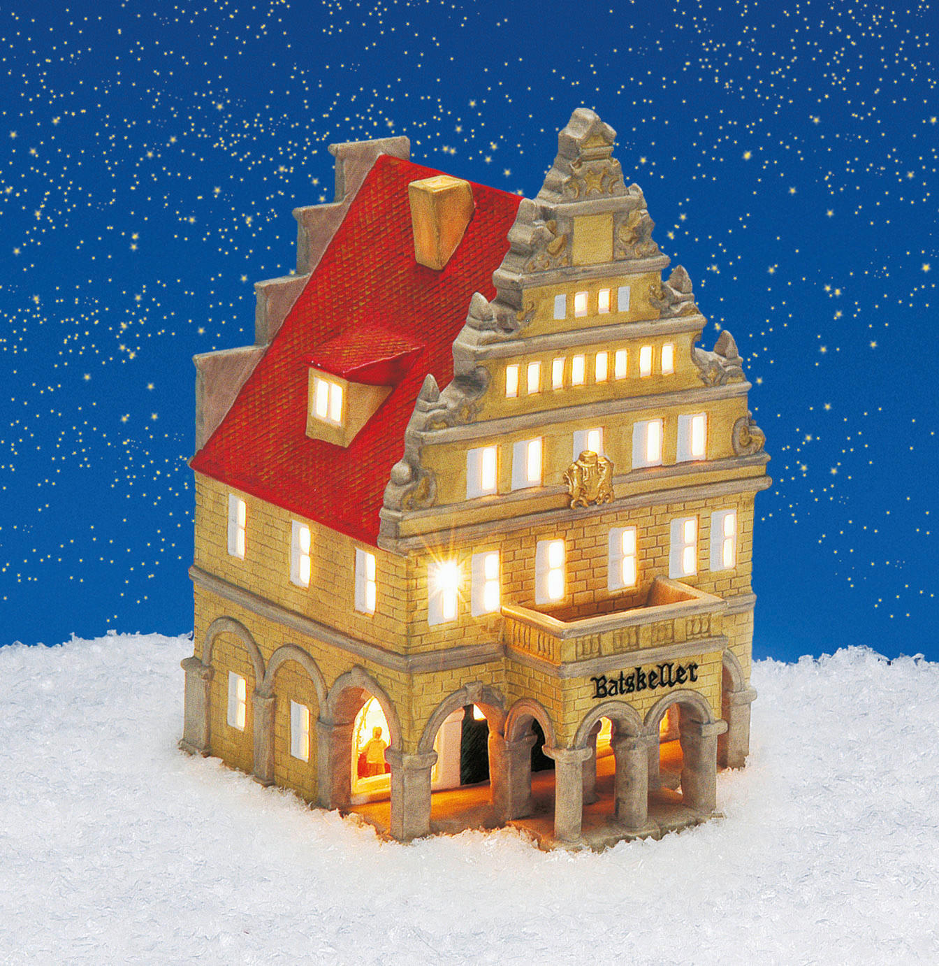 Thumbnail - Dekohaus \, Braun, Rot, Keramik, Haus, 17x23x14 cm, Dekoration, Skulpturen & Dekoobjekte, Dekoobjekte