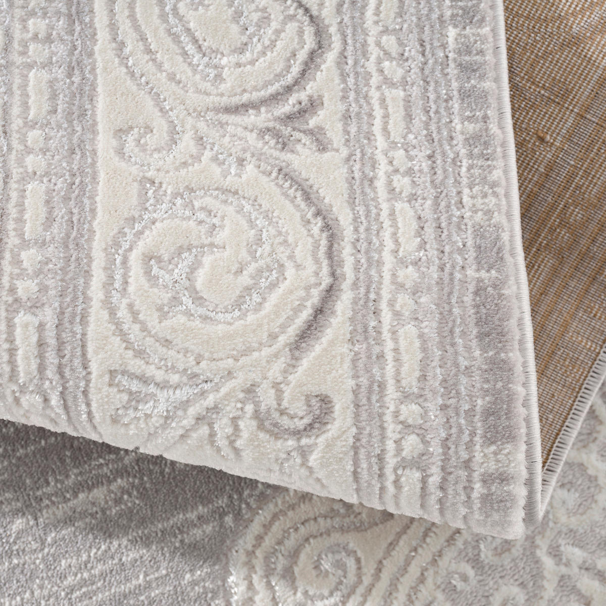 WEBTEPPICH 80/150 cm Harmony Hellgrau  - Hellgrau, LIFESTYLE, Textil (80/150cm)