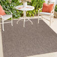 In- und Outdoorteppich 240/340 cm Zagora  - Schwarz/Braun, Basics, Textil (240/340cm) - Novel