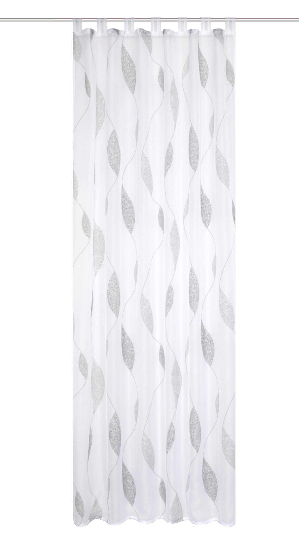 SCHLAUFENSCHAL  transparent  140/175 cm   - Taupe/Grau, KONVENTIONELL, Textil (140/175cm) - Schmidt W. Gmbh