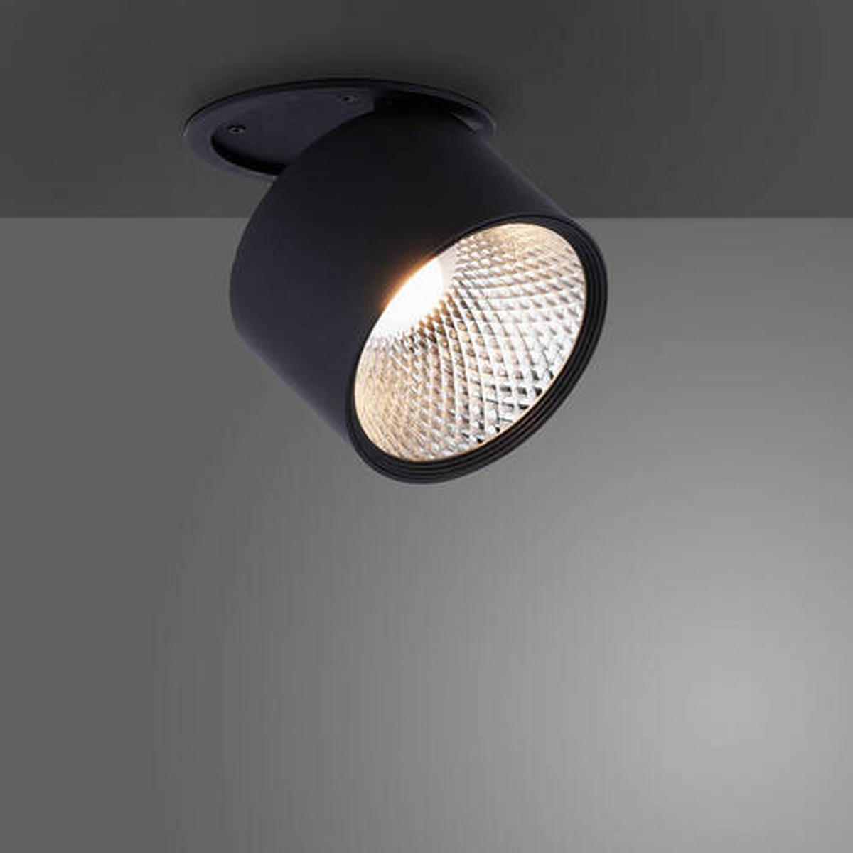 LED-DECKENLEUCHTE 15/15/16 cm   - Schwarz, Basics, Kunststoff/Metall (15/15/16cm) - Neuhaus PURE