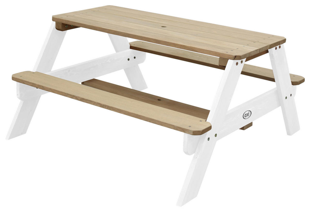 KINDER-GARTENSET Holz  - Blau/Braun, KONVENTIONELL, Holz (97,7/48,7/95cm) - B&B Italia