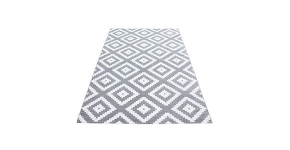 WEBTEPPICH 140/200 cm Plus Grau  - Grau, Basics, Textil (140/200cm) - Novel