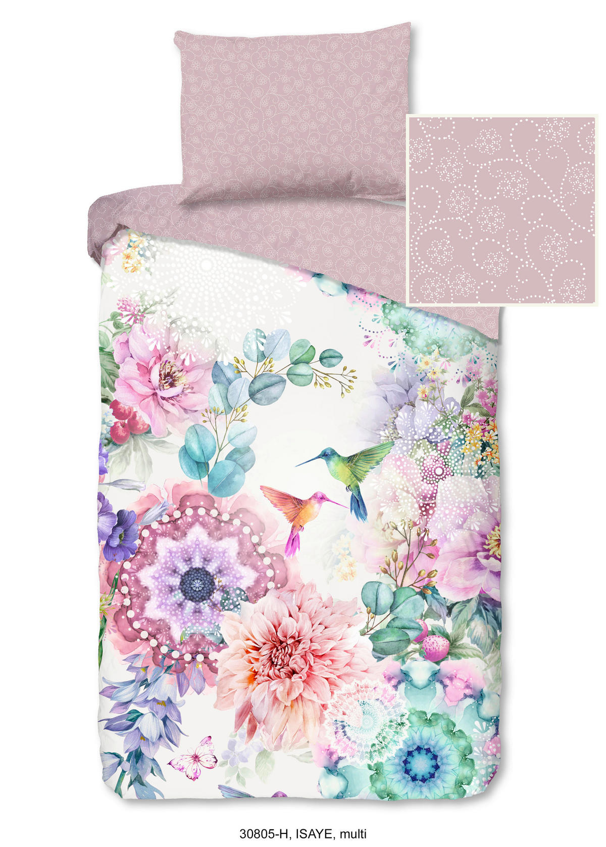 BETTWÄSCHE HIP Satin 140/200 cm  - Multicolor, LIFESTYLE, Textil (140/200cm)