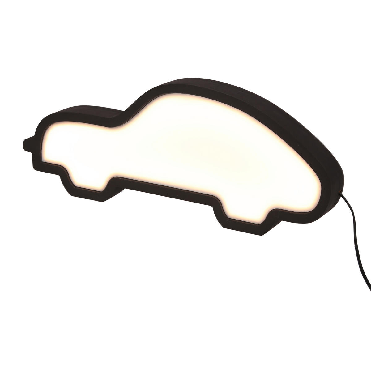 BORDSLAMPA FÖR BARN - svart, Basics, trämaterial/plast (35/3.5/14cm)