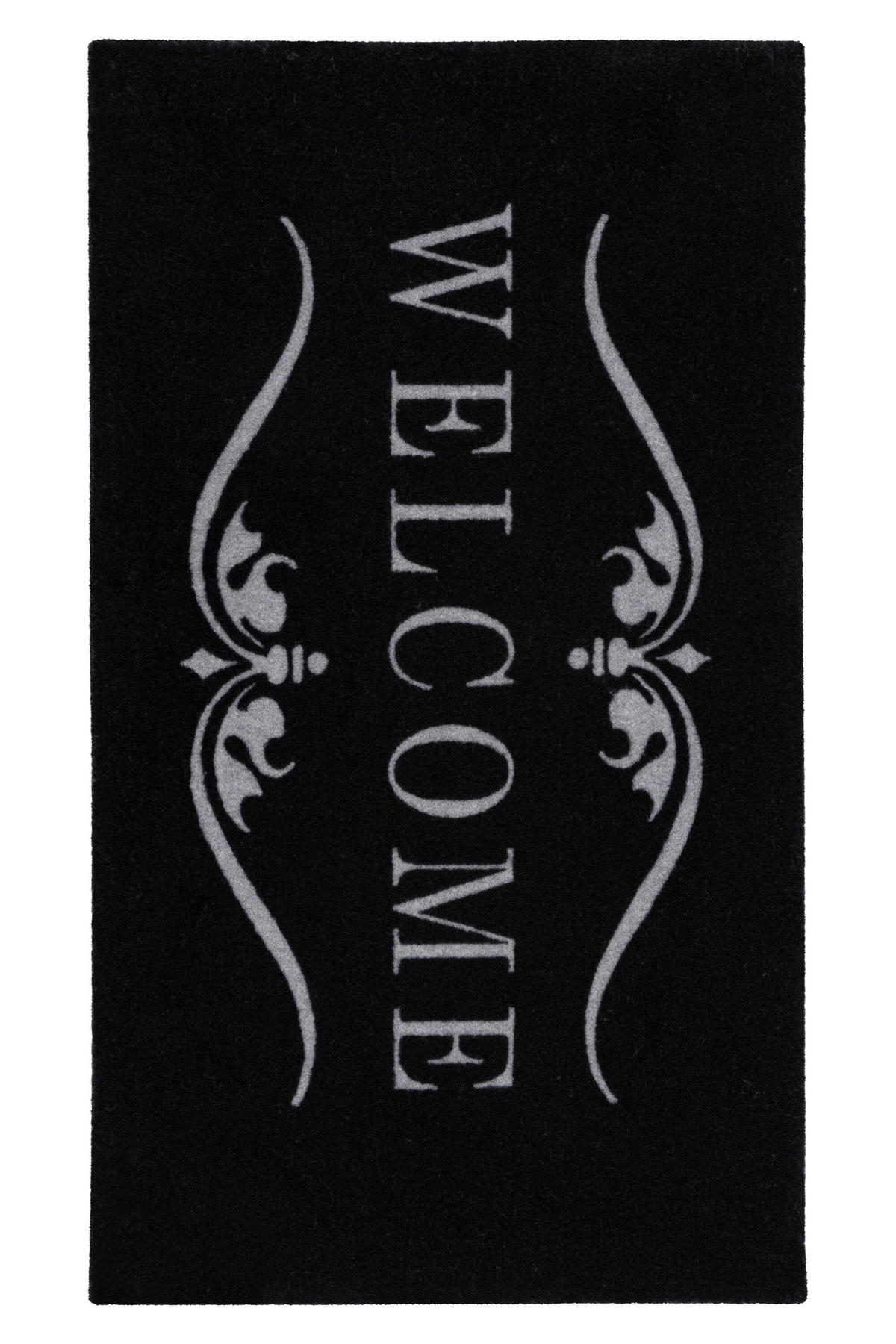 FUßMATTE 40/60 cm  - Schwarz, Basics, Kunststoff/Textil (40/60cm) - Kayoom