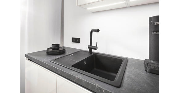 EINBAUKÜCHE   - Weiß Hochglanz/Weiß, Design, Holzwerkstoff - Xora