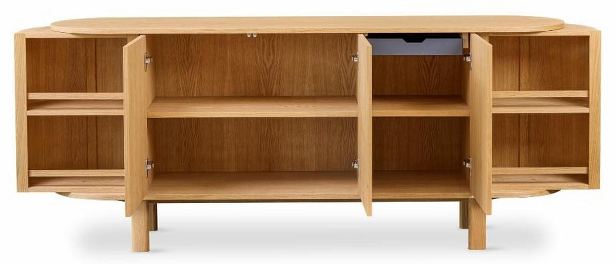 SIDEBOARD 190/82/45 cm  - ekfärgad, Design, trä (190/82/45cm) - Skovby