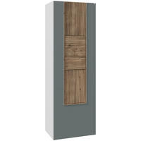 GARDEROBENSCHRANK  in 63,8/194/42,9 cm  - Eichefarben/Graugrün, Design, Holz/Holzwerkstoff (63,8/194/42,9cm) - Voglauer