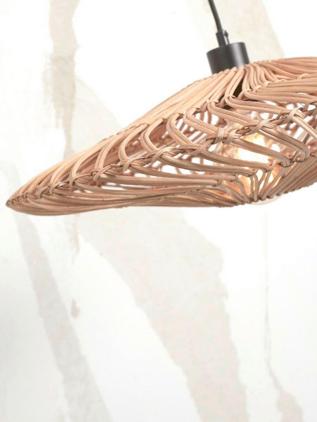 STOJACÍ LAMPA, 73/55/176 cm - přírodní barvy, Trend, přírodní materiály (73/55/176cm) - Good & Mojo