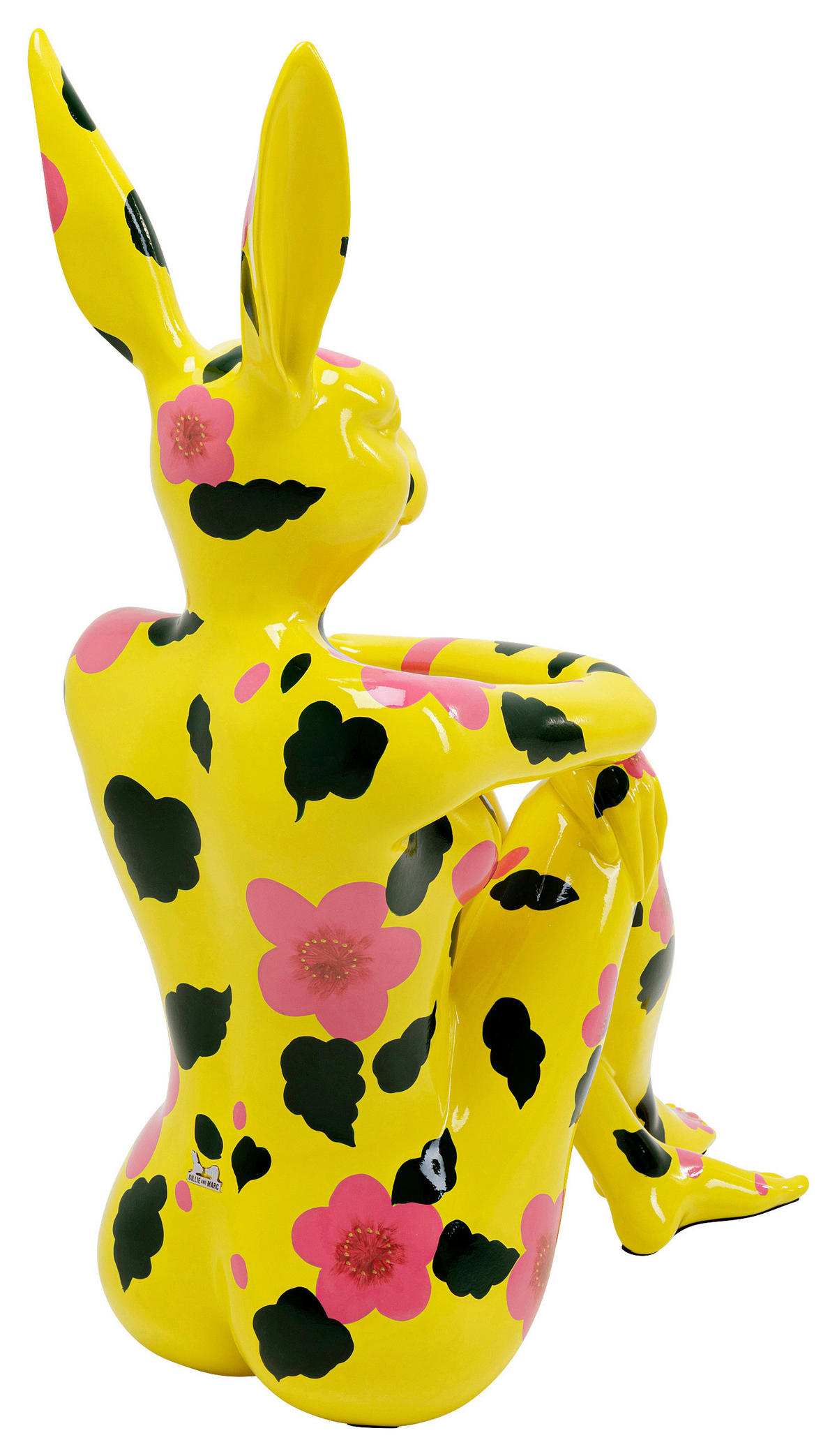 SKULPTUR - Gelb/Schwarz, Design, Kunststoff (35/80/60cm) - Kare-Design