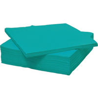 SERVÍTKA - tyrkysová, Basics, papier (33/33cm) - Boxxx