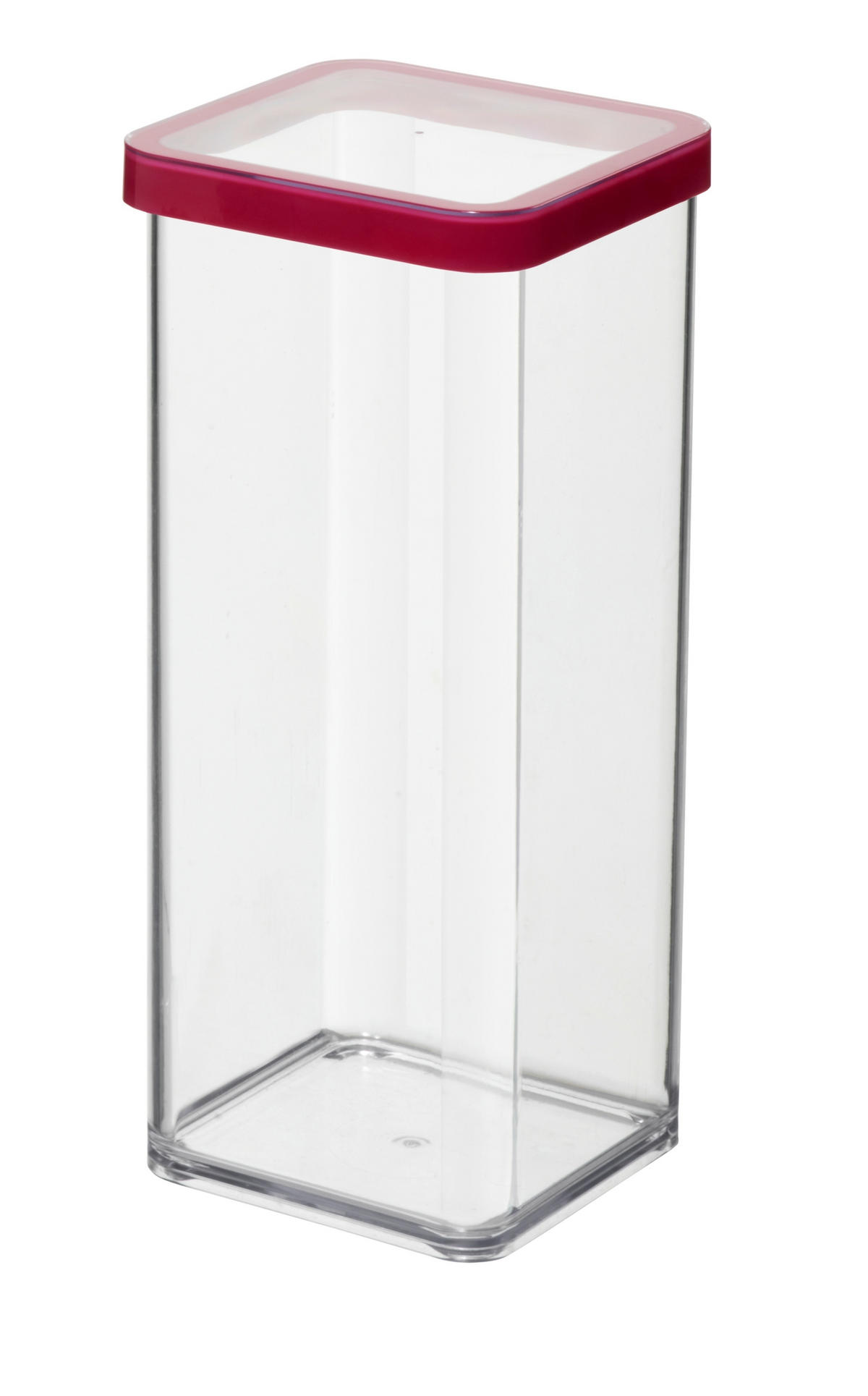 POSODA ZA SHRANJEVANJE     10/10/21,4 cm         - rdeča, Basics, umetna masa (10/10/21,4cm) - Rotho