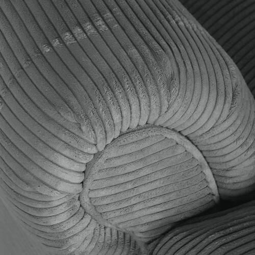 XXL-SESSEL Cord Dunkelgrau    - Dunkelgrau/Schwarz, ROMANTIK / LANDHAUS, Holz/Textil (125/100/140cm) - Landscape