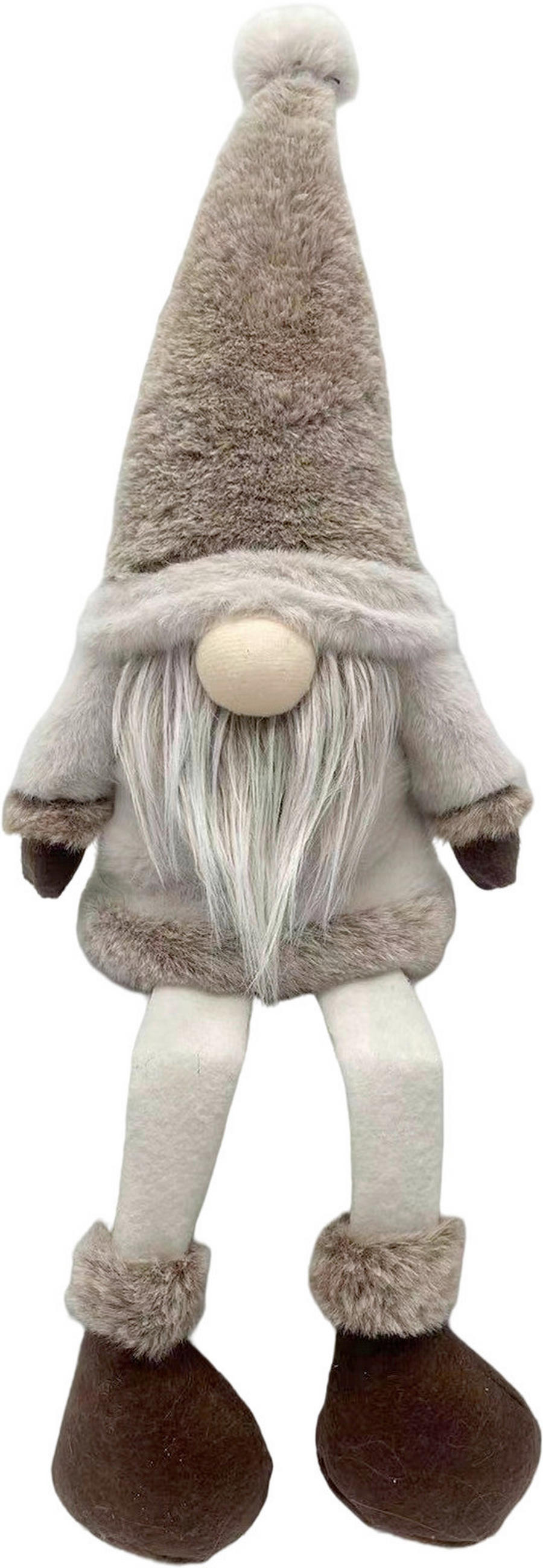 WICHTEL - Braun, Trend, Textil/Stein (17/55/13cm) - X-Mas