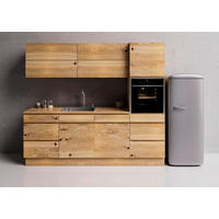 KÜCHENLEERBLOCK 240 cm   in Kastanienfarben  - Kastanienfarben/Eichefarben, Basics, Holz (240cm) - OSTER