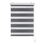 DOPPELROLLO 120/160 cm  - Transparent/Grau, Basics, Textil (120/160cm) - Boxxx