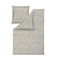 BETTWÄSCHE Atelier Makosatin 155/220 cm  - Grün, Design, Textil (155/220cm) - Estella