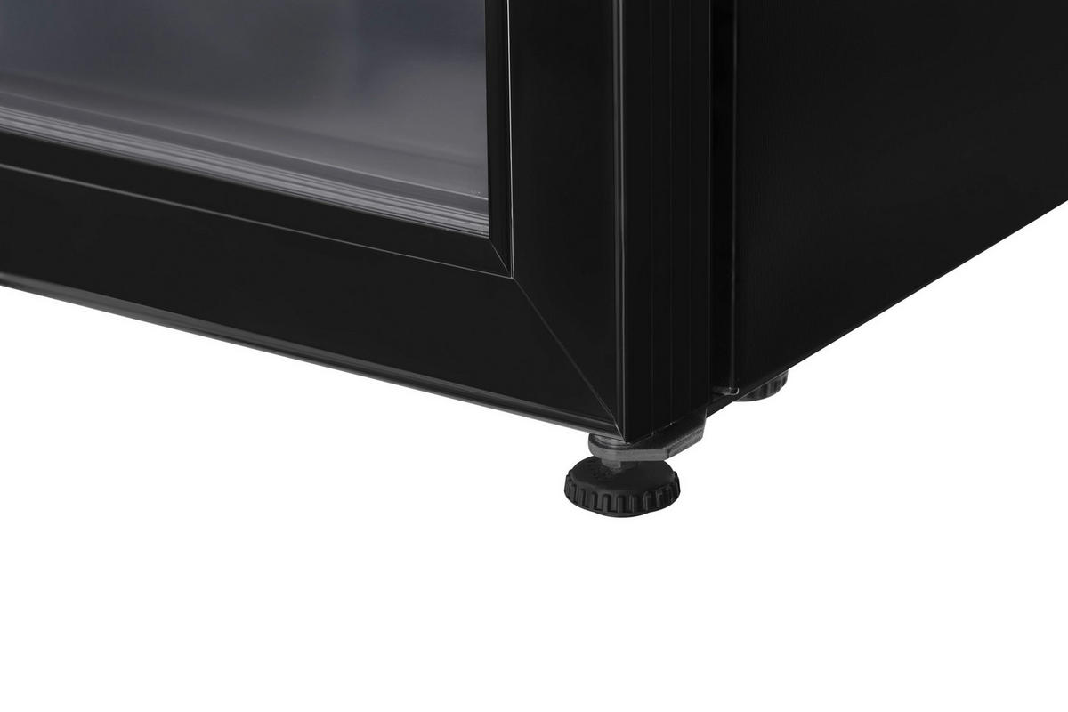 GETRÄNKEKÜHLSCHRANK 50/48/45 cm  - Schwarz, Basics, Glas/Metall (50/48/45cm) - Amica