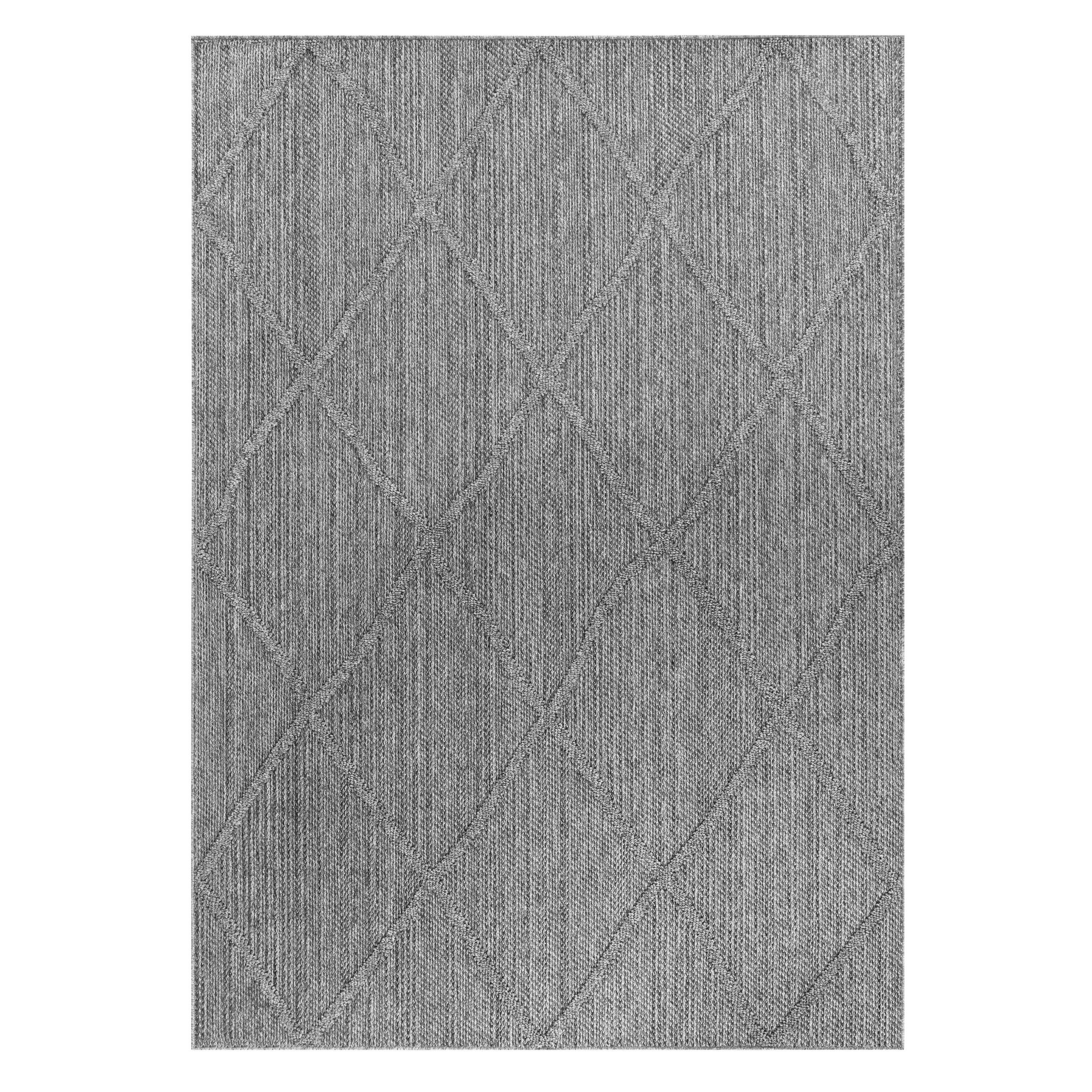 TEPIH ZA UNUTAR./VANJ. UPORAB 160/230 cm   siva  Patara  - siva, Design, tekstil (160/230cm) - Novel