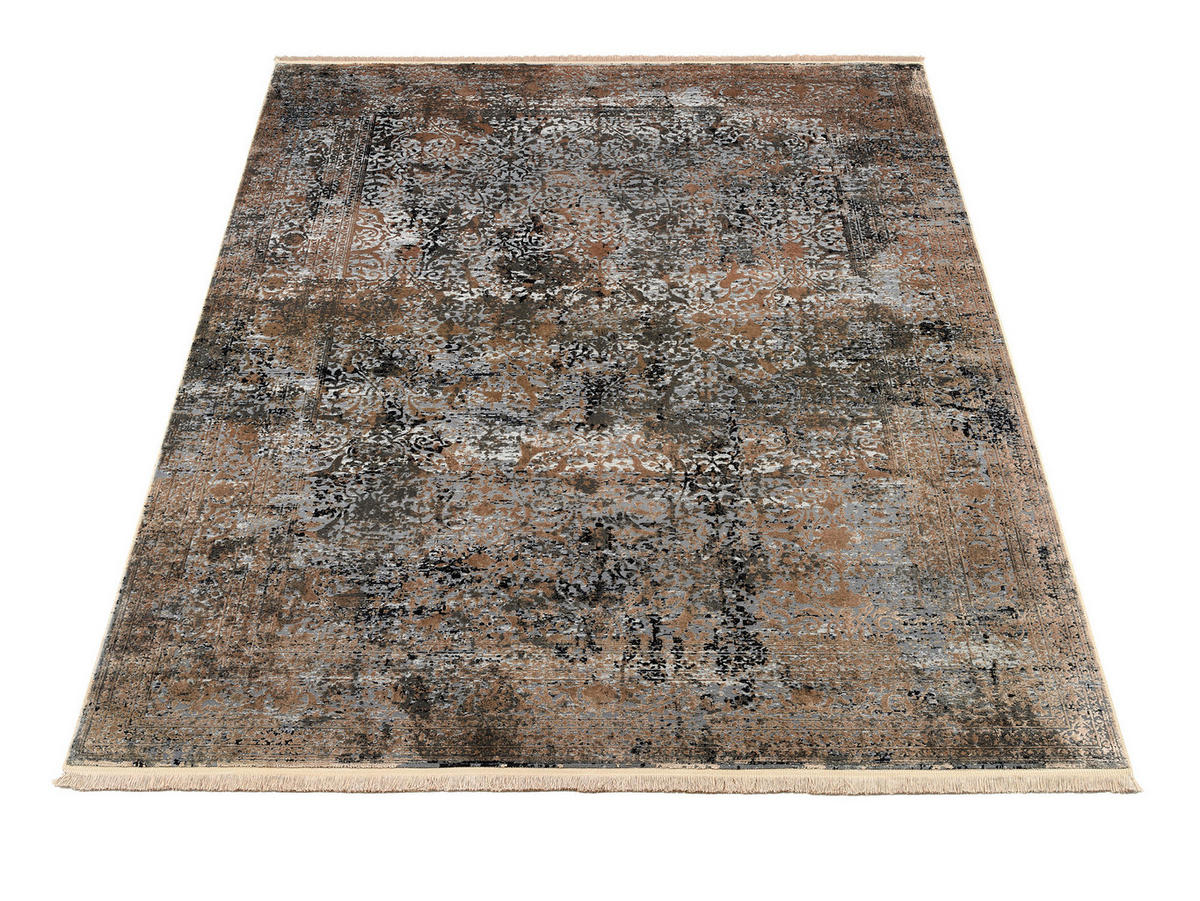 TKANA PREPROGA  Foix- Exklusi     140/200 cm    tkano  rjava  - rjava, Design, tekstil (140/200cm) - Dieter Knoll