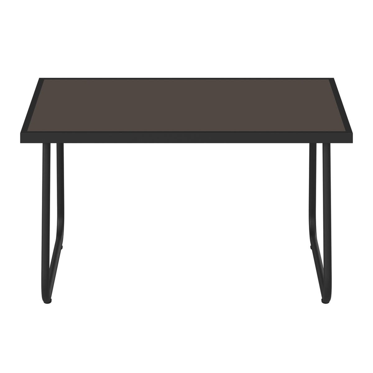 GARTENSET beschichtet Stahl  - Anthrazit/Grau, MODERN, Glas/Kunststoff (115/75,5/74cm) - Ambia Garden