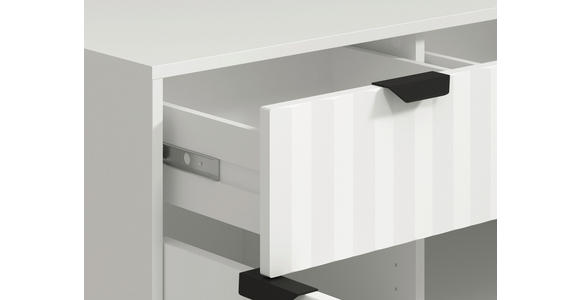 SIDEBOARD in 138/90,5/40 cm - Schwarz/Weiß, Basics, Holzwerkstoff/Metall (138/90,5/40cm) - Carryhome