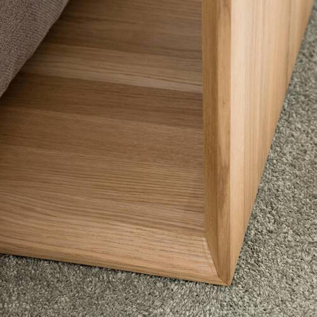 BEISTELLTISCH in Holz 35/38/60 cm  - Eichefarben, Natur, Holz (35/38/60cm) - home24