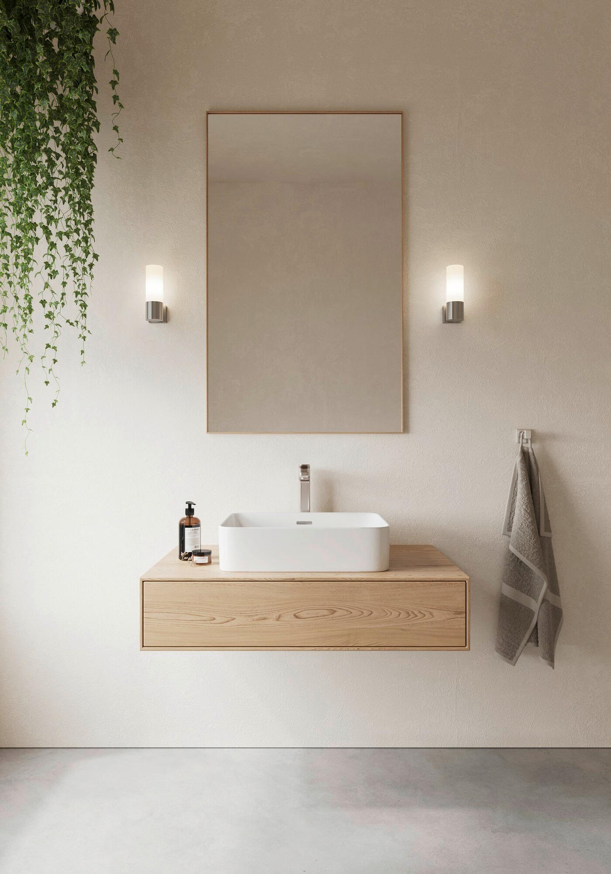 WANDLEUCHTE Tangens 6,05/18,4 cm  - Edelstahlfarben, Design, Glas (6,05/18,4cm) - Nordlux