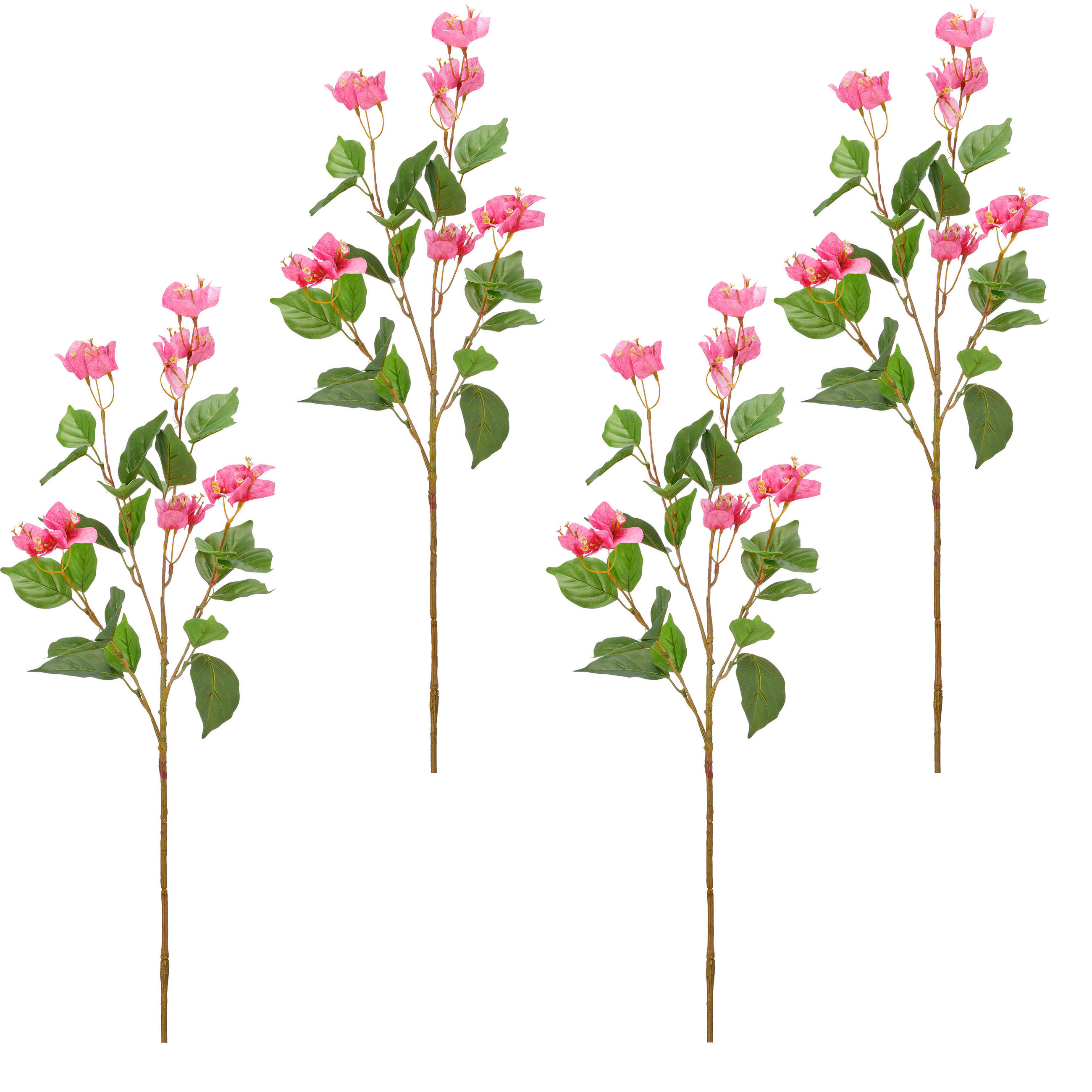 KUNSTBLUME Bougainvillea  - Hellbraun/Pink, Basics, Kunststoff (90cm)