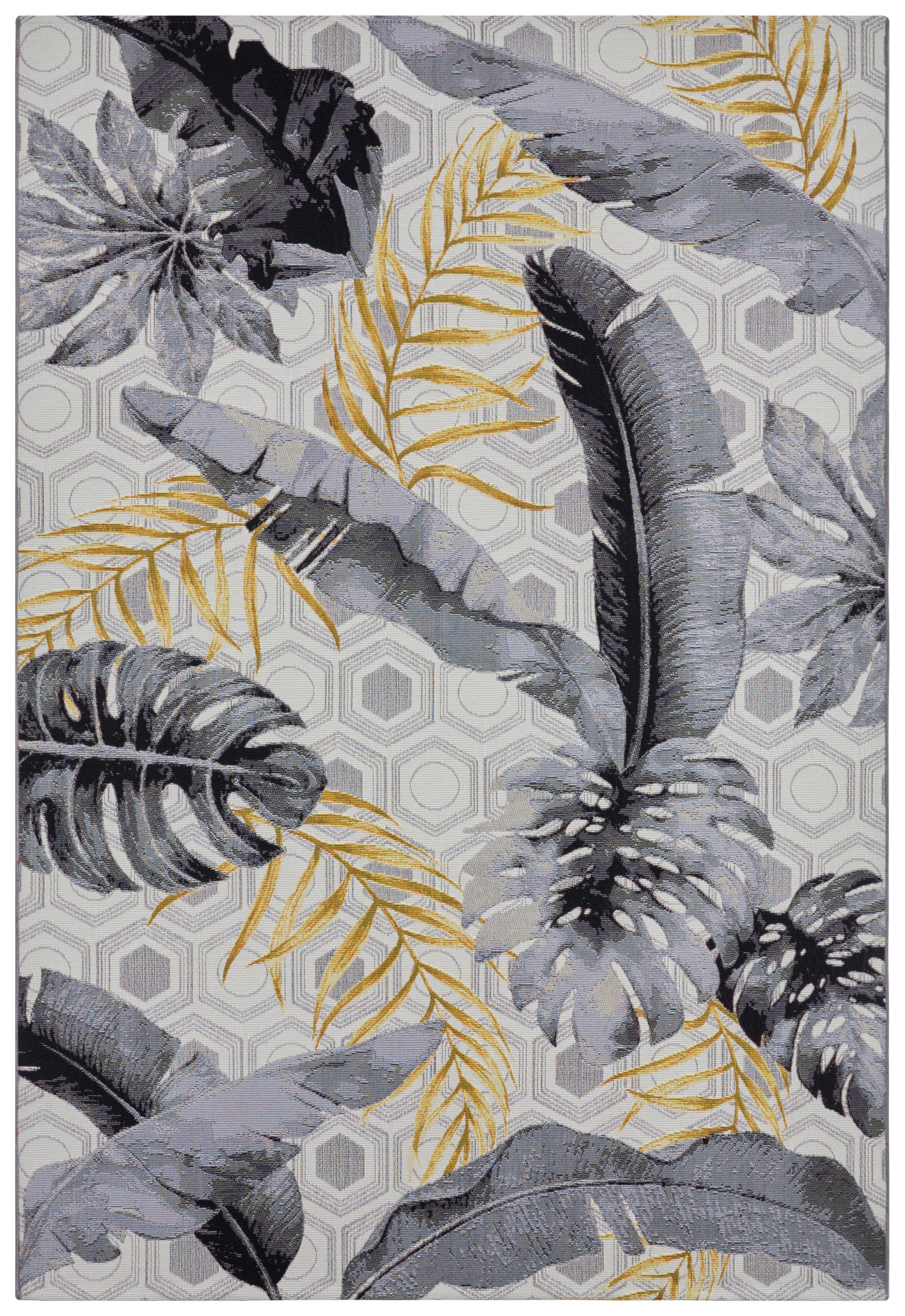 OUTDOORTEPPICH 80/165/165 cm Flair Grau, Multicolor  - Multicolor/Grau, Design, Kunststoff/Textil (80/165/165cm) - Novel