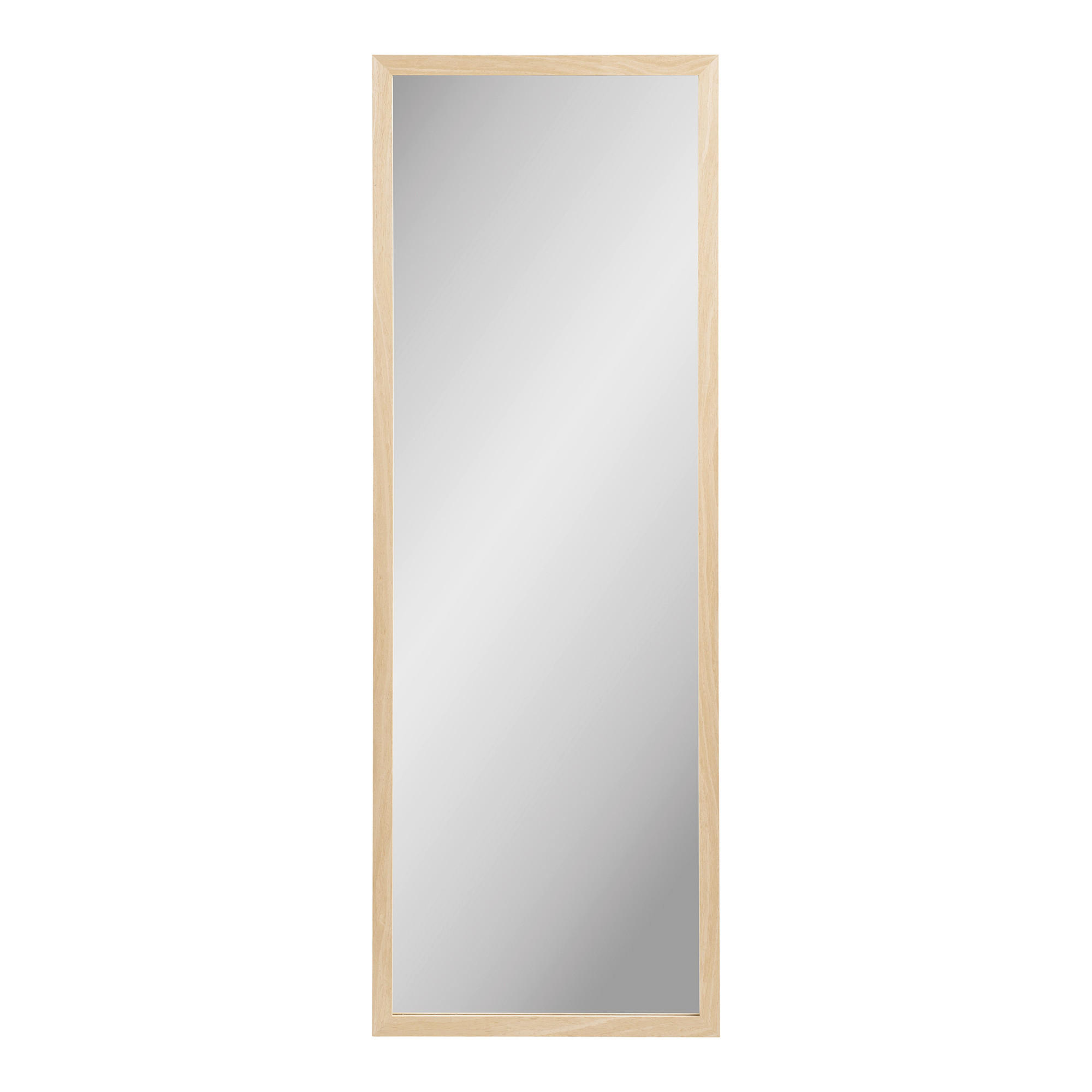 WANDSPIEGEL 45/100/2,5 cm    in rechteckig  - Klar/Naturfarben, Basics, Glas/Holzwerkstoff (45/100/2,5cm)
