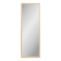 WANDSPIEGEL 45/100/2,5 cm    in rechteckig  - Klar/Naturfarben, Basics, Glas/Holzwerkstoff (45/100/2,5cm)