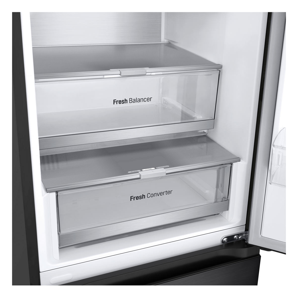 KÜHL-GEFRIER-KOMBINATION GBV7280BEV  - Schwarz, Basics, Metall (59,5/203/67,5cm) - LG