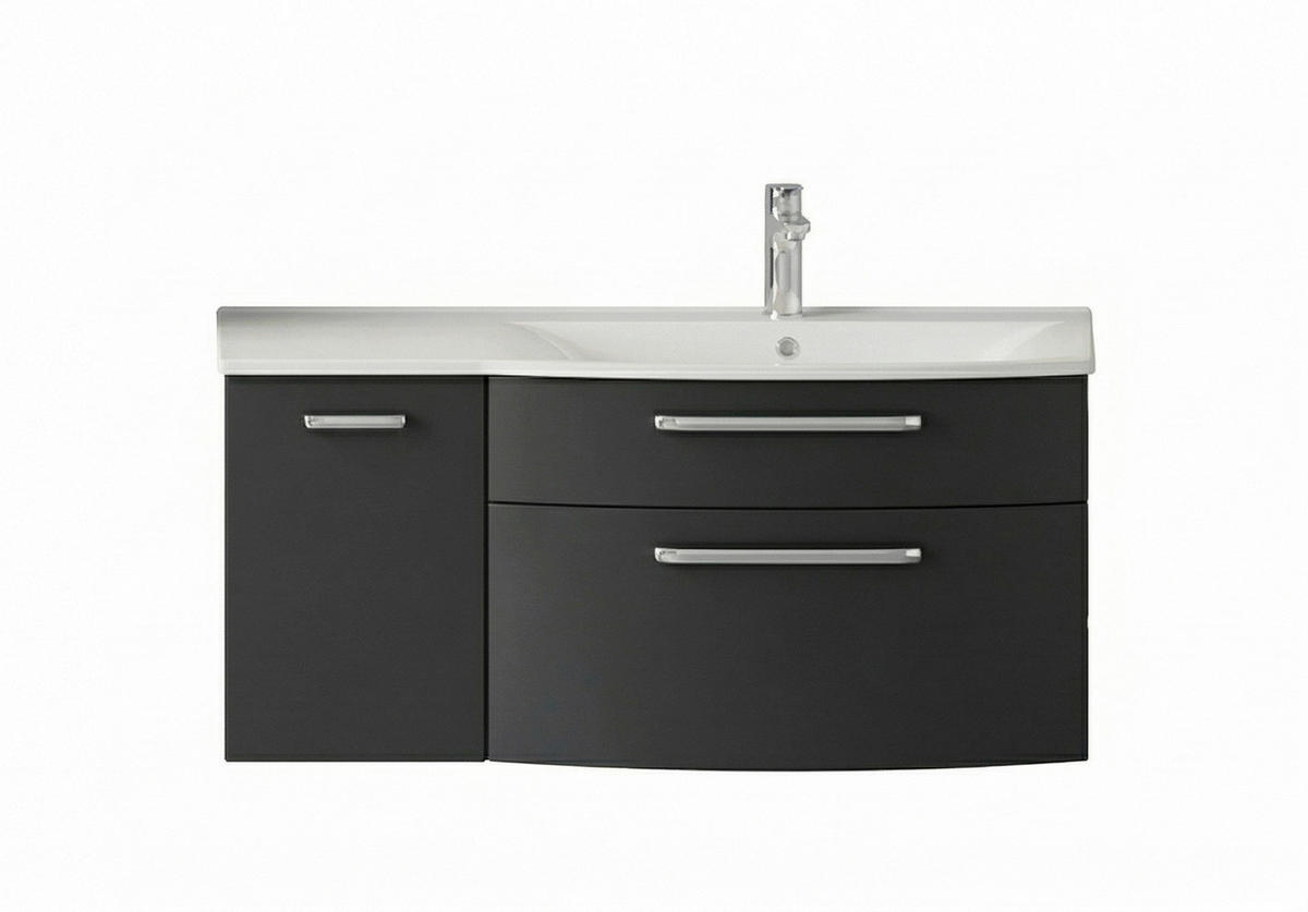 ELEMENT ISPOD UMIVAONIKA  antracit  antracit  - boje kroma/antracit, Design, kamen/drvni materijal